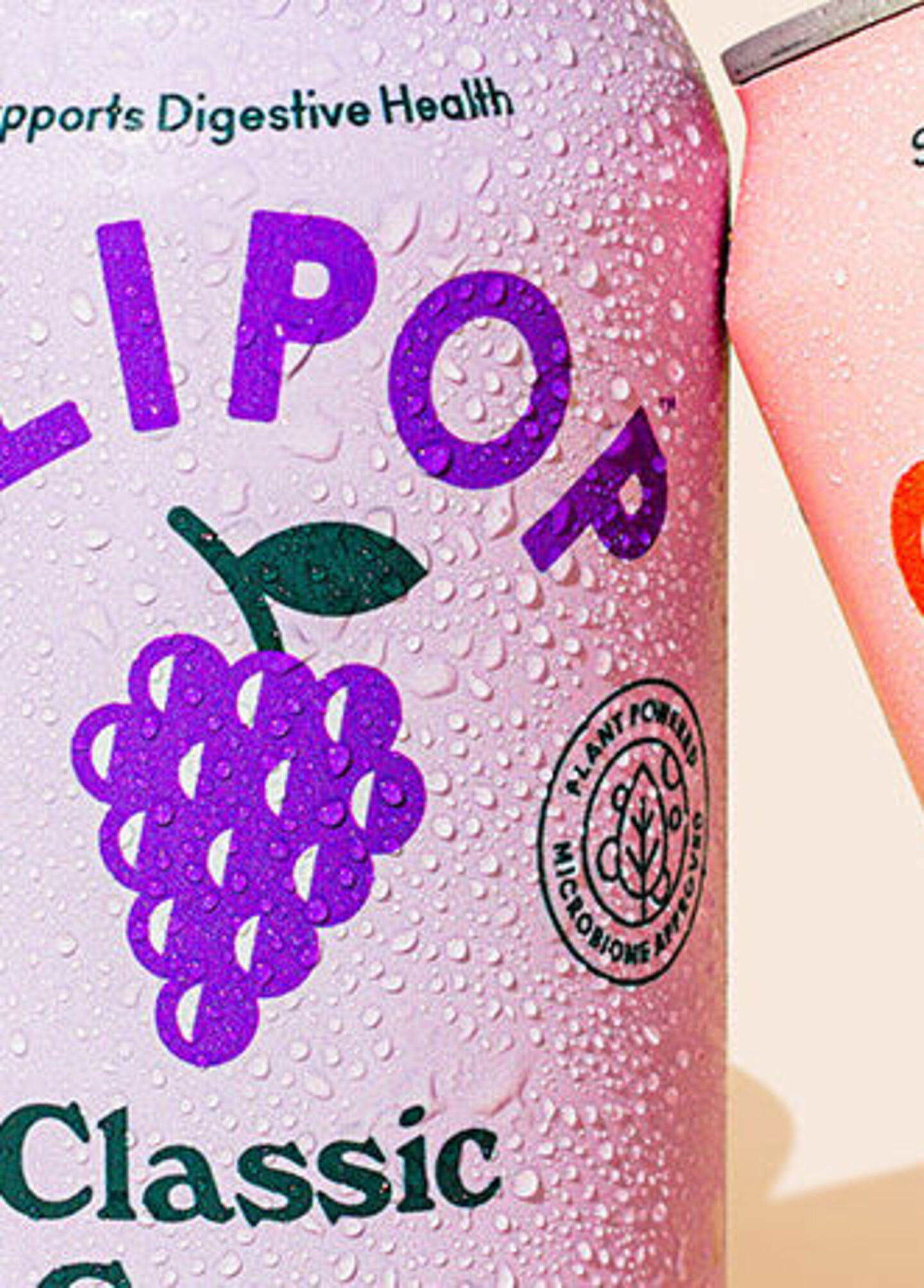 soda cans from company Olipop